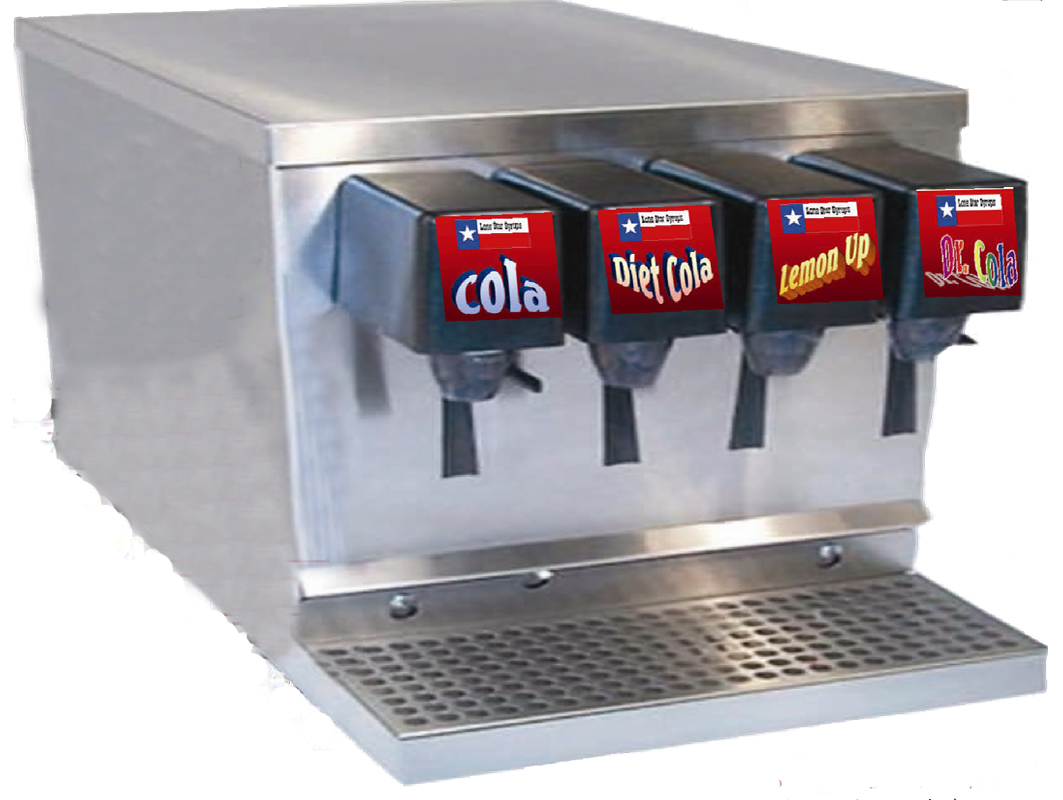 small electric counter-top soda fountain